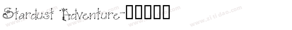 Stardust Adventure字体转换